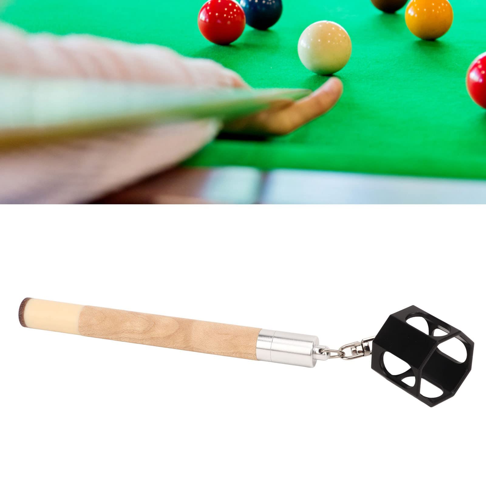 Porte-Craie De Billard Aluminium Portable - 30mm - Pour Embout De Queue