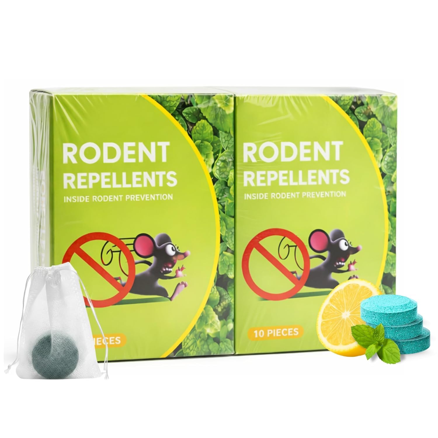 Natural Mouse Repellent Tablets for Car & Home (10 Tablet) Rodent Deterrent Pills for Vehicle Wiring, Garage, Garden, Indoor & Outdoor Use, No-Kill Rat & Mice Repellent(Pack of 1)-image-41