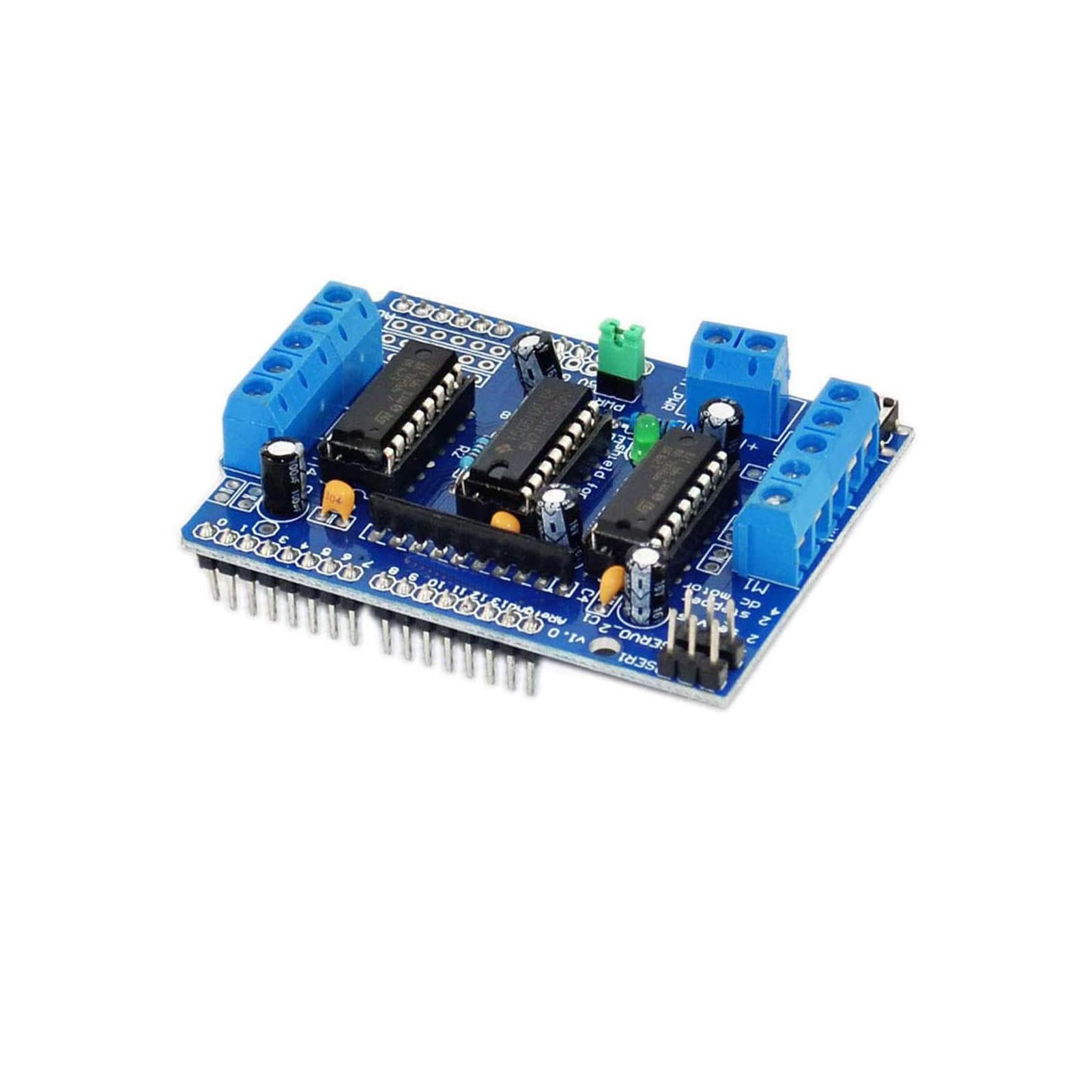 Set di 6 protezioni per driver motore CC L293D e scudi driver per motore passo-passo (schede di espansione), compatibili con Arduino Duemilanove e Raspberry Pi