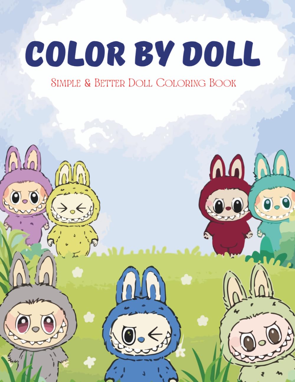 Color by Doll: Simple and Better Doll Coloring Book