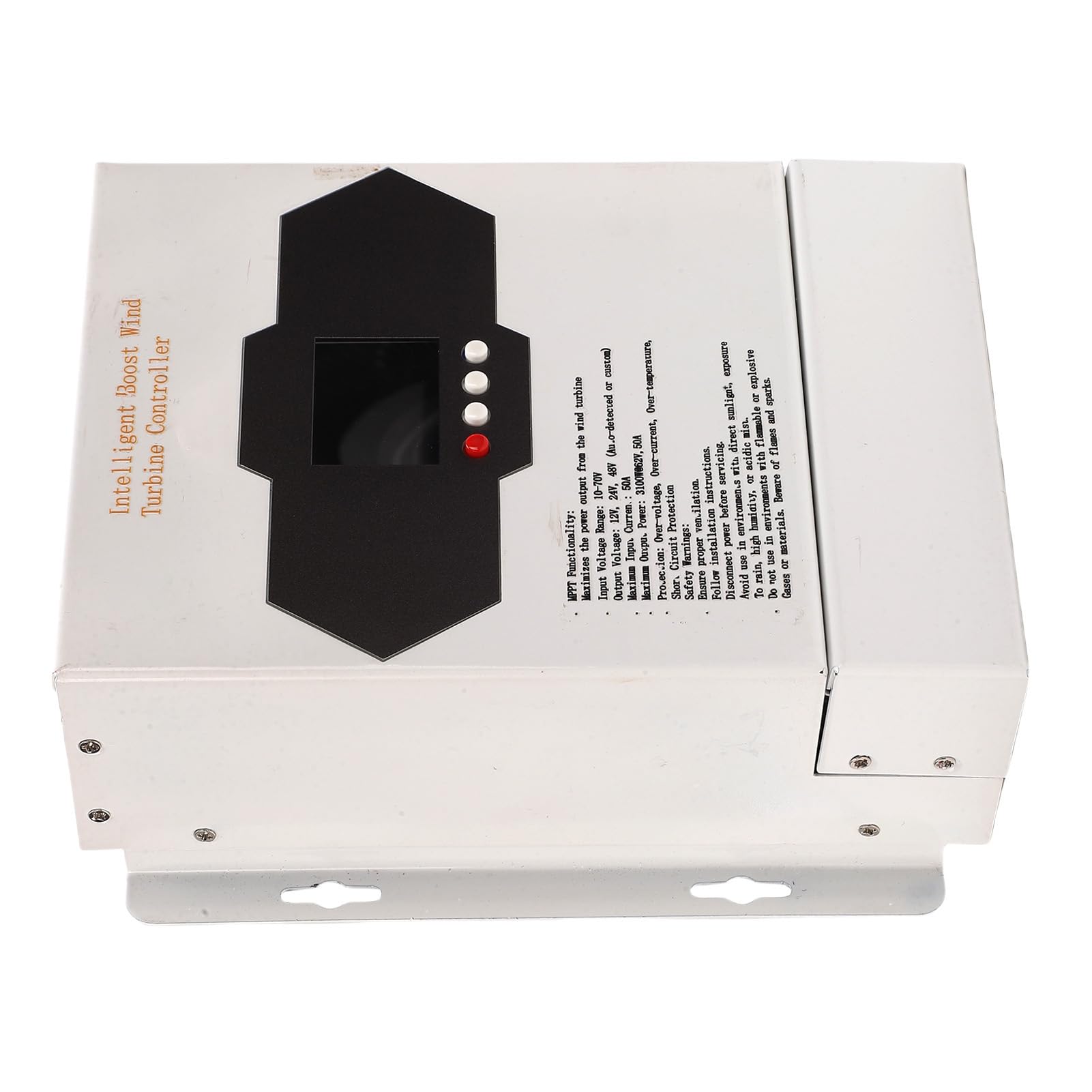 Garosa Kontroler ładowania Wiatrem o Mocy 1000 W MPPT Boost z Wyświetlaczem LCD, Automatyczne Wykrywanie Systemów Akumulatorowych 12 V/24 V/48, Inteligentna Ochrona i Monitorowanie W Czasie