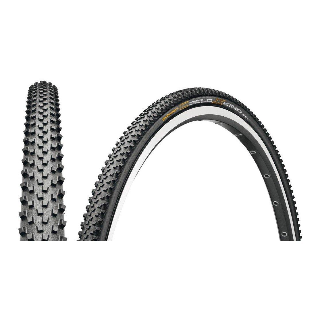Reifen Conti CycloX-King Race Sp. faltb. 28 700x32C 32-622 schwarz/schwarz Skin