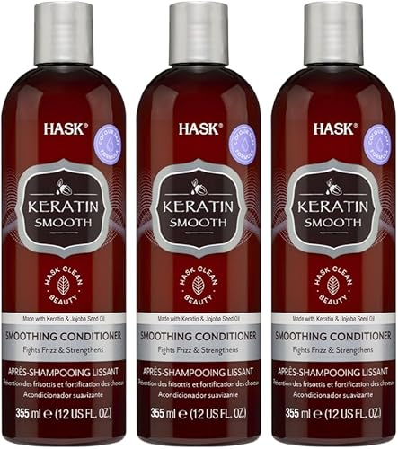 Hask Keratin Protein Conditioner Smoothing 12oz by Hask Placenta