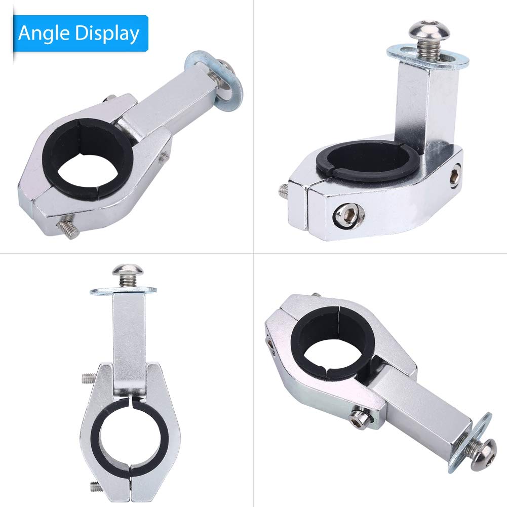 Yctze Moto Handguard Adjustable Mount - 28Mm 1-1/8 Pollici Kit di Montaggio del Morsetto di Protezione della Mano, Kit di Montaggio Componenti per Motocicletta Grasso per Paramani per Paramani