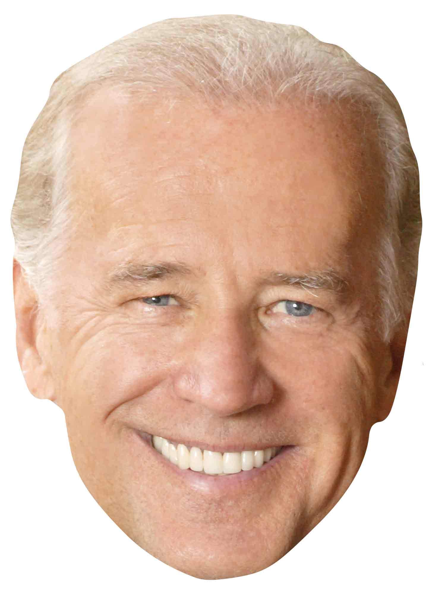 STAR CUTOUTS SM356 Joe Biden Cardboard Face Mask Fun for Parties- Fans & Events Talking Point- Multicolour