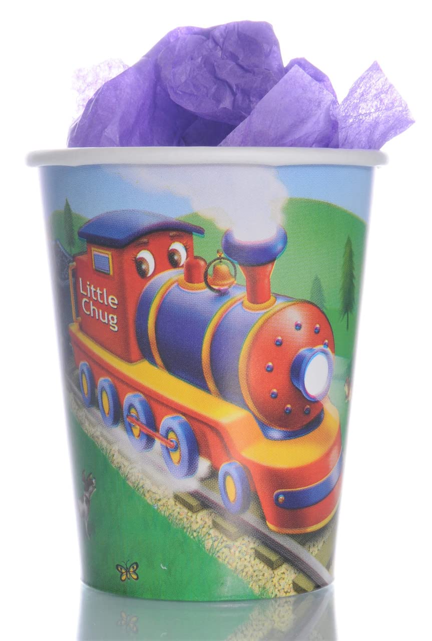Myco Little Chug Train 9-oz Paper Cups (8 ct)