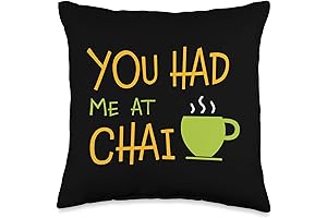 You Had Me At Chai -Accent Throw Pillow for Chai Tea Coffee Latte Lovers
