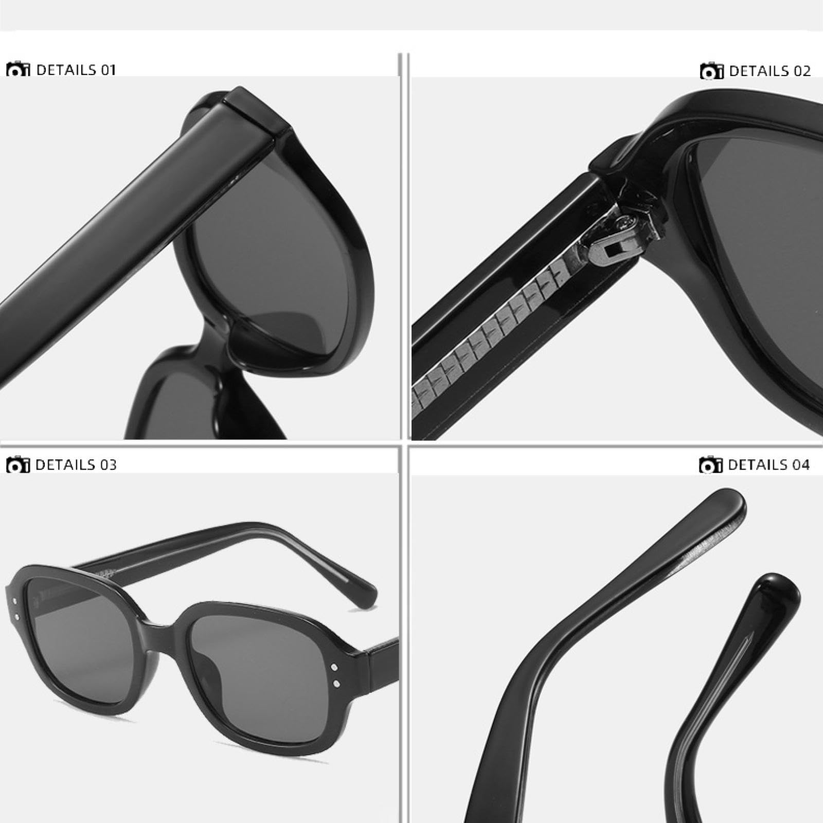 Gafas de sol pequeñas para mujer y hombre, modernas, con remaches, UV400, estilo punk, vintage.