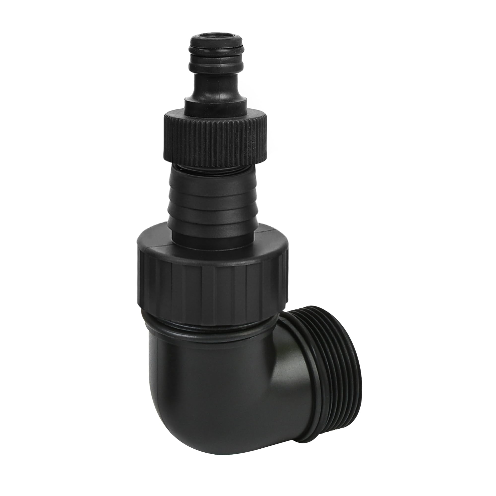 VEATON Hose Connectors for Submersible Pump, with Garden Hose Quick Connector, ONLY Compatible to 1.5" Water Pump Discharge Port