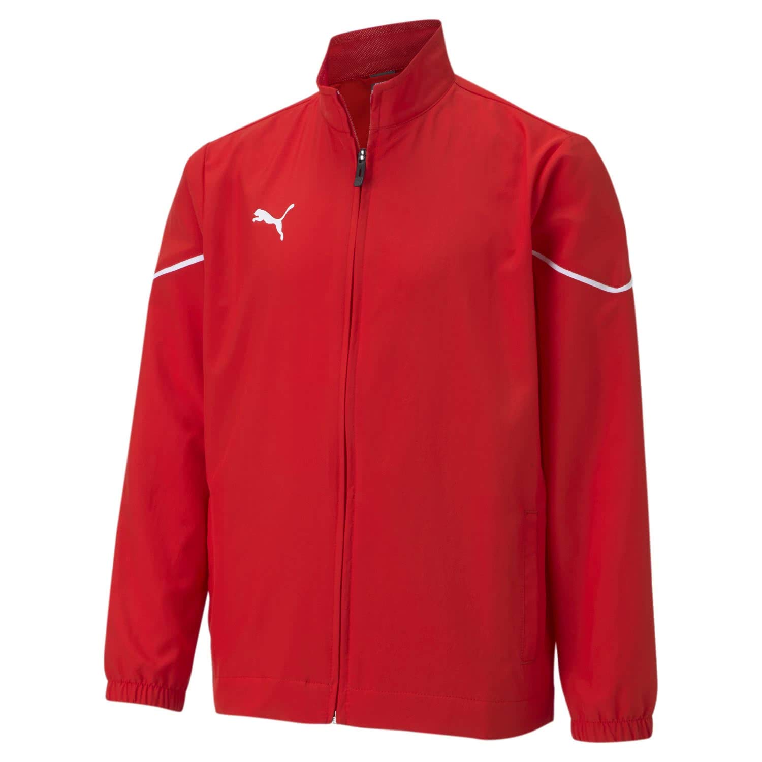 PUMA Unisex Kid's teamRISE Sideline Jacket Jr Track Red Black, 140