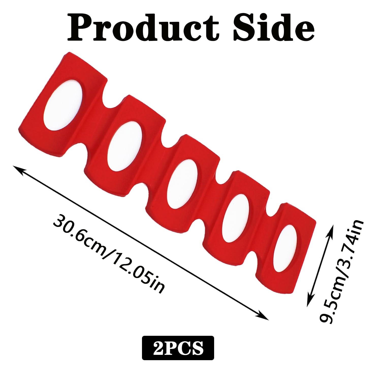 Set 2 Portabottiglie Pieghevoli In Silicone Per Frigorifero – Antiscivolo E Impilabili – Contiene Fino A 15 Lattine O Bottiglie – Rosso