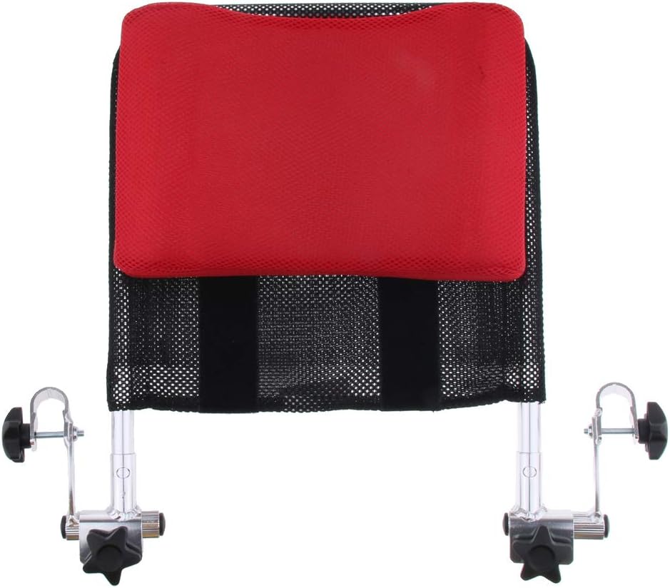 Almencla 16"-20"Wheelchair Headrest Neck Support Cushion Backrest Pad Pillow Soft - Red : Health & Household