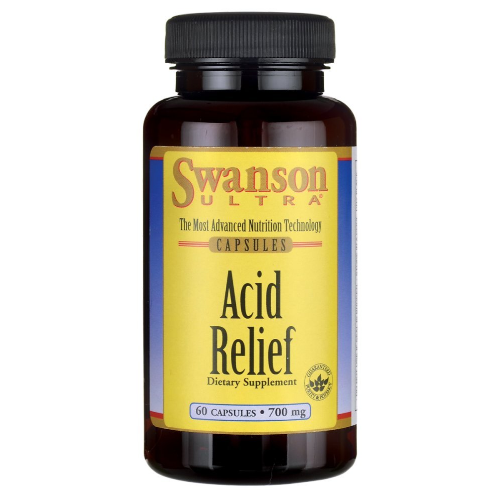Swanson Acid Relief 60 Capsules