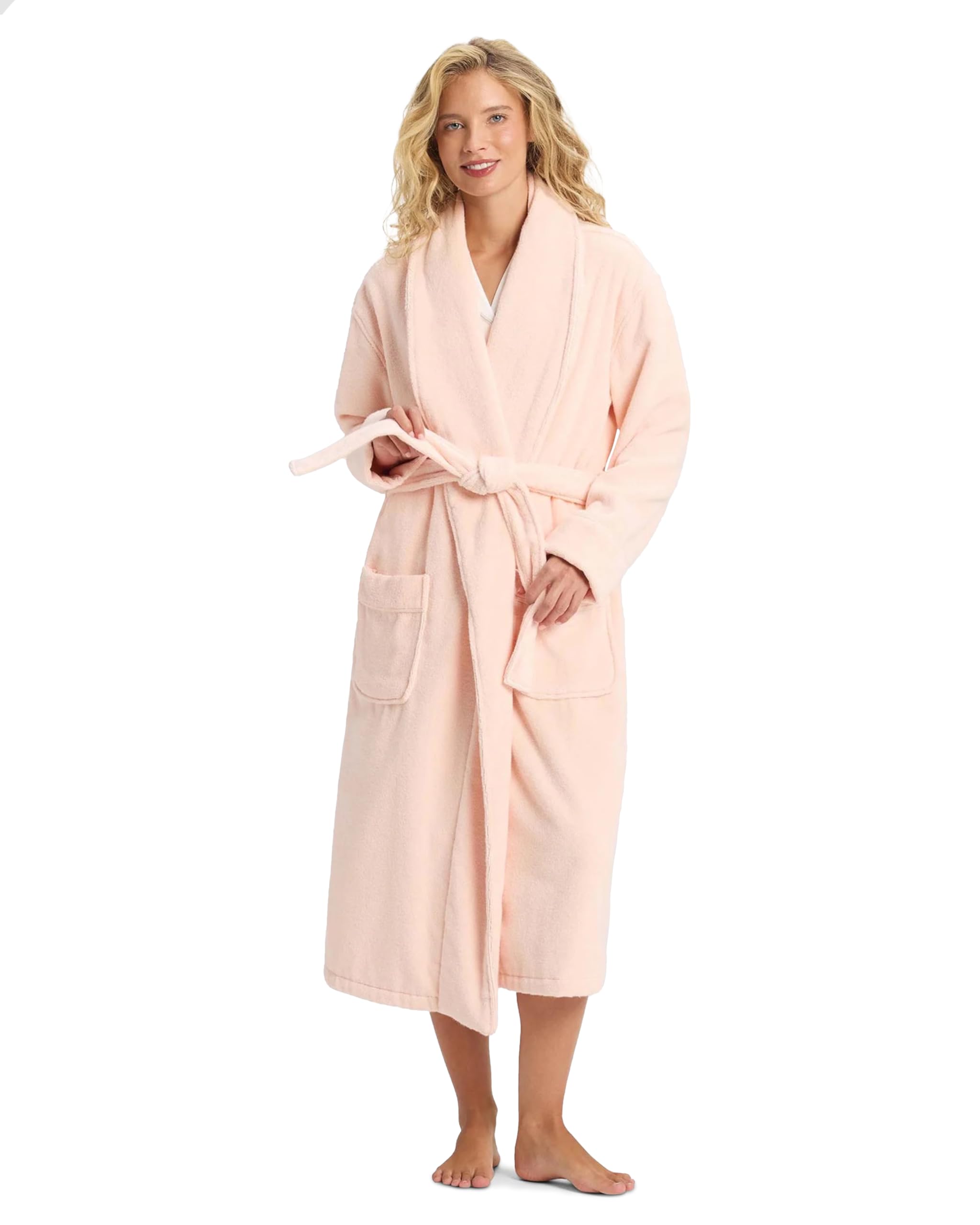 Cozy Earth Luxe Bath Robe - Luxury Robe for Women and Men, 60% Cotton & 40% Viscose from Bamboo