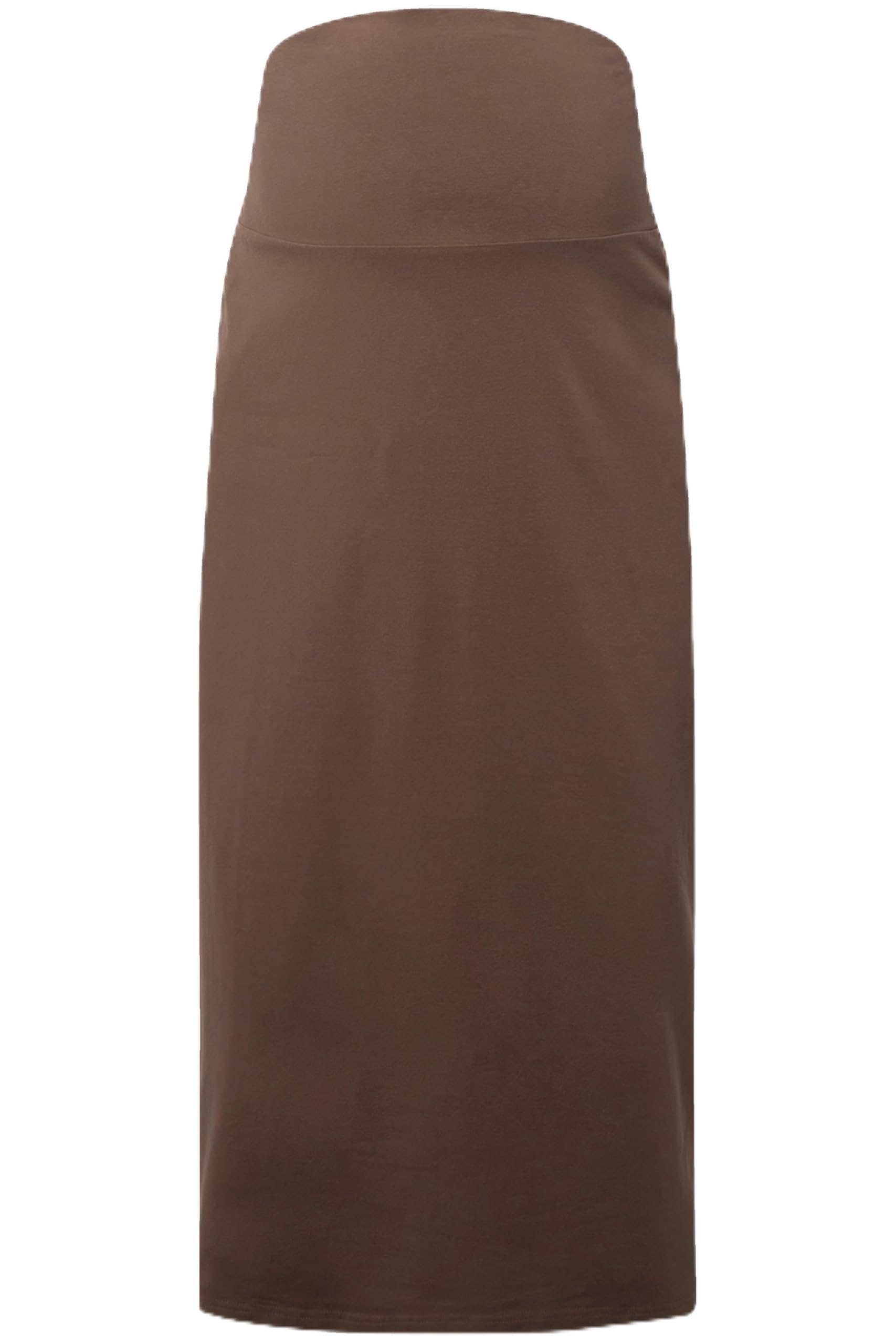 Ulla Popken Umstandsmode Damen große Größen Übergrößen Plus Size Rock, Umstandsmode, Jersey, breiter Elastikbund, Biobaumwolle, GOTS 795003