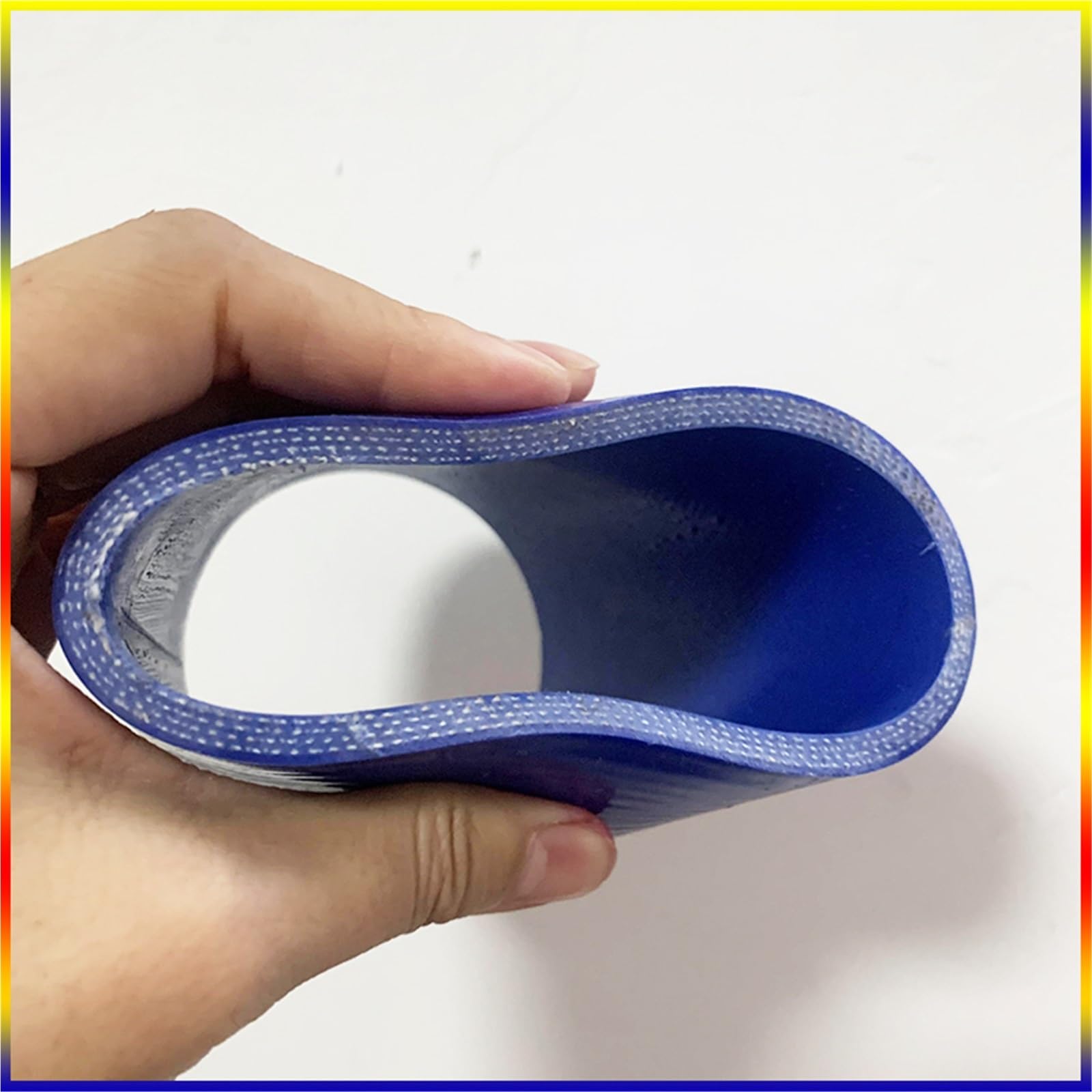 przewód turbo Rura chłodnicy międzystopniowej ID42-48mm Rura chłodnicy prosta silikonowa długość 10-58cm Wysoka temperatura Wysokie ciśnienie Turbo(Blue ID45x200mm)