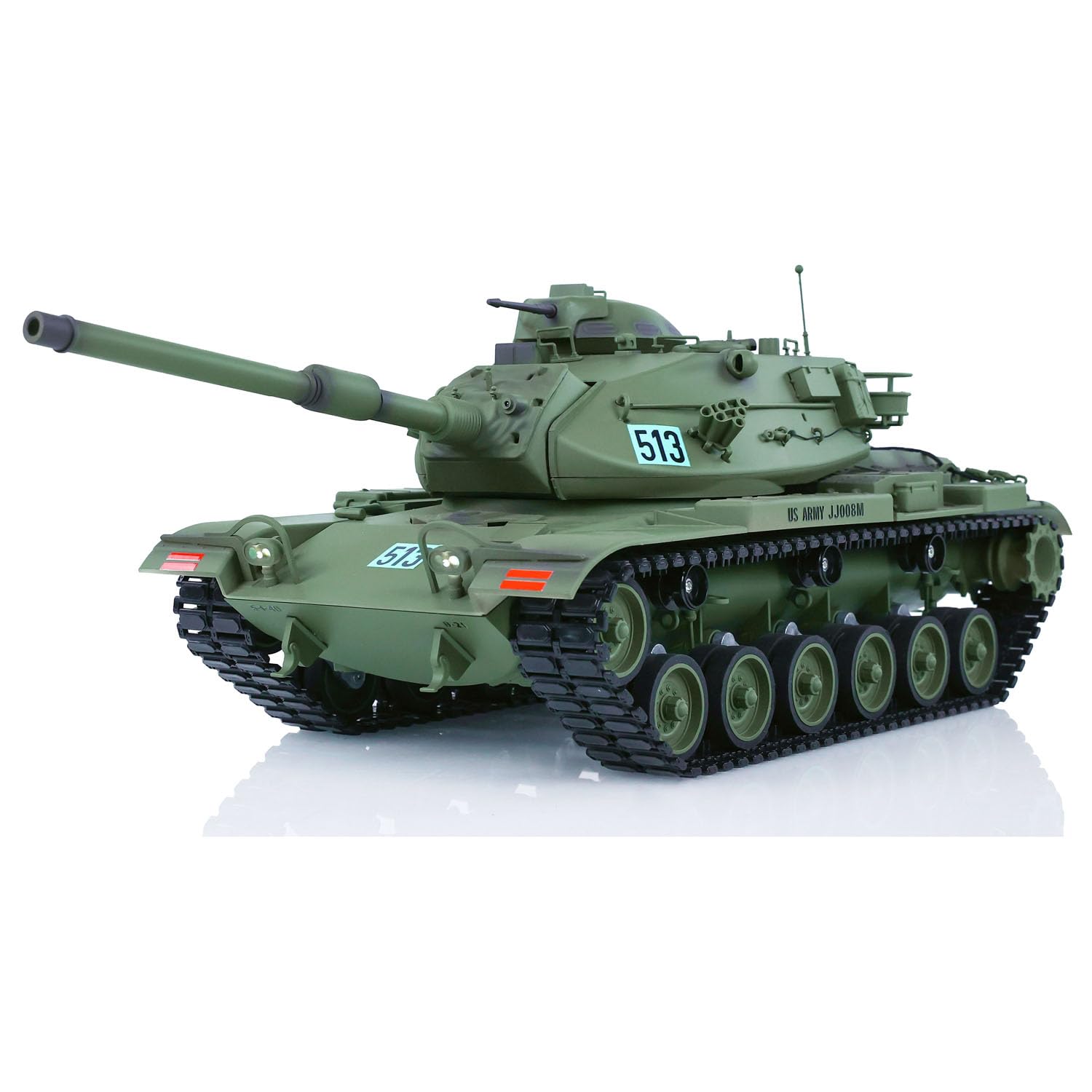 TOUCAN RC HOBBY TD Modelo 1/16 RC Tank M60A3 USA Control remoto BB Infrarrojo Battle Model Smoke