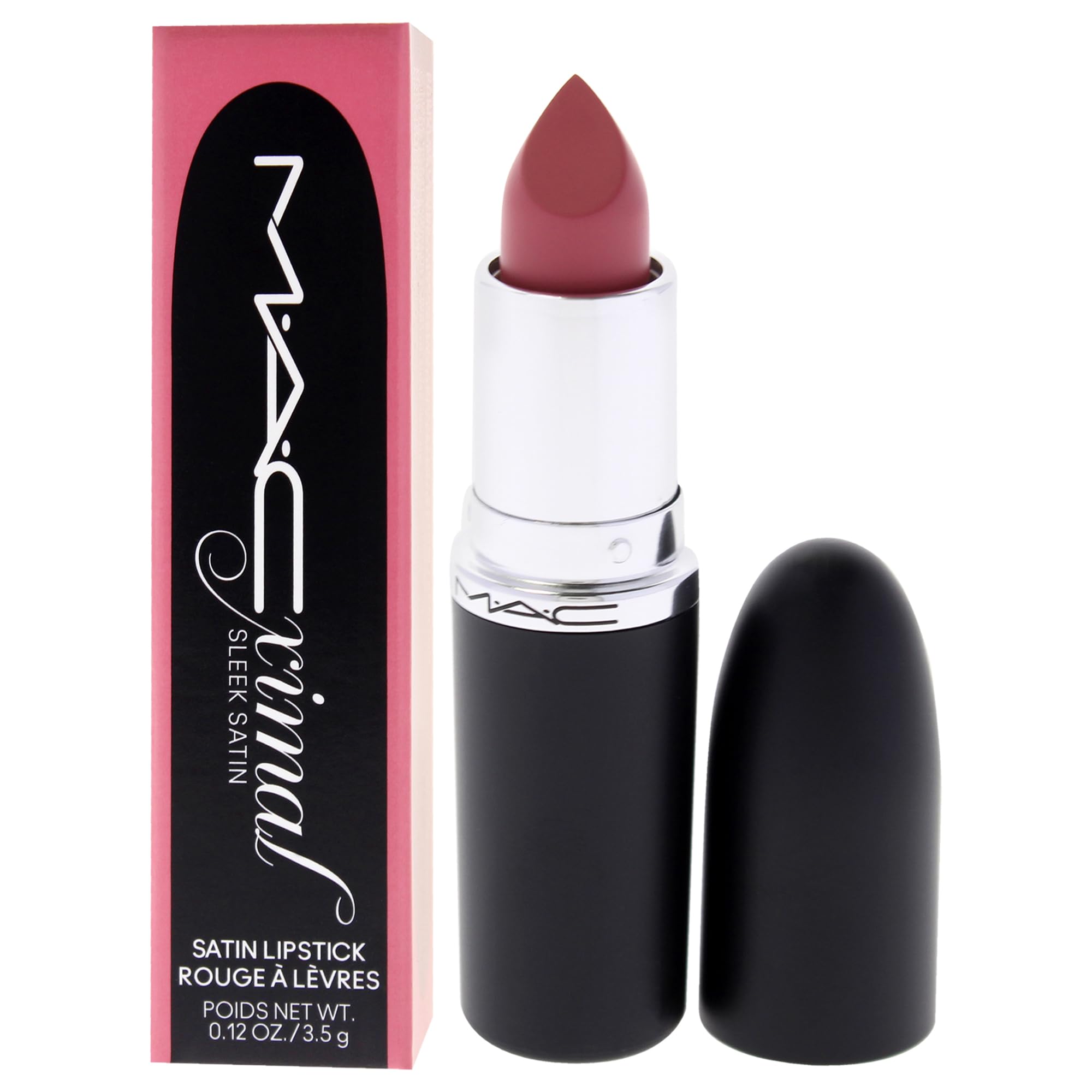 MAC M·A·Cximal Sleek Satin Lipstick, Brave, 0.12 oz