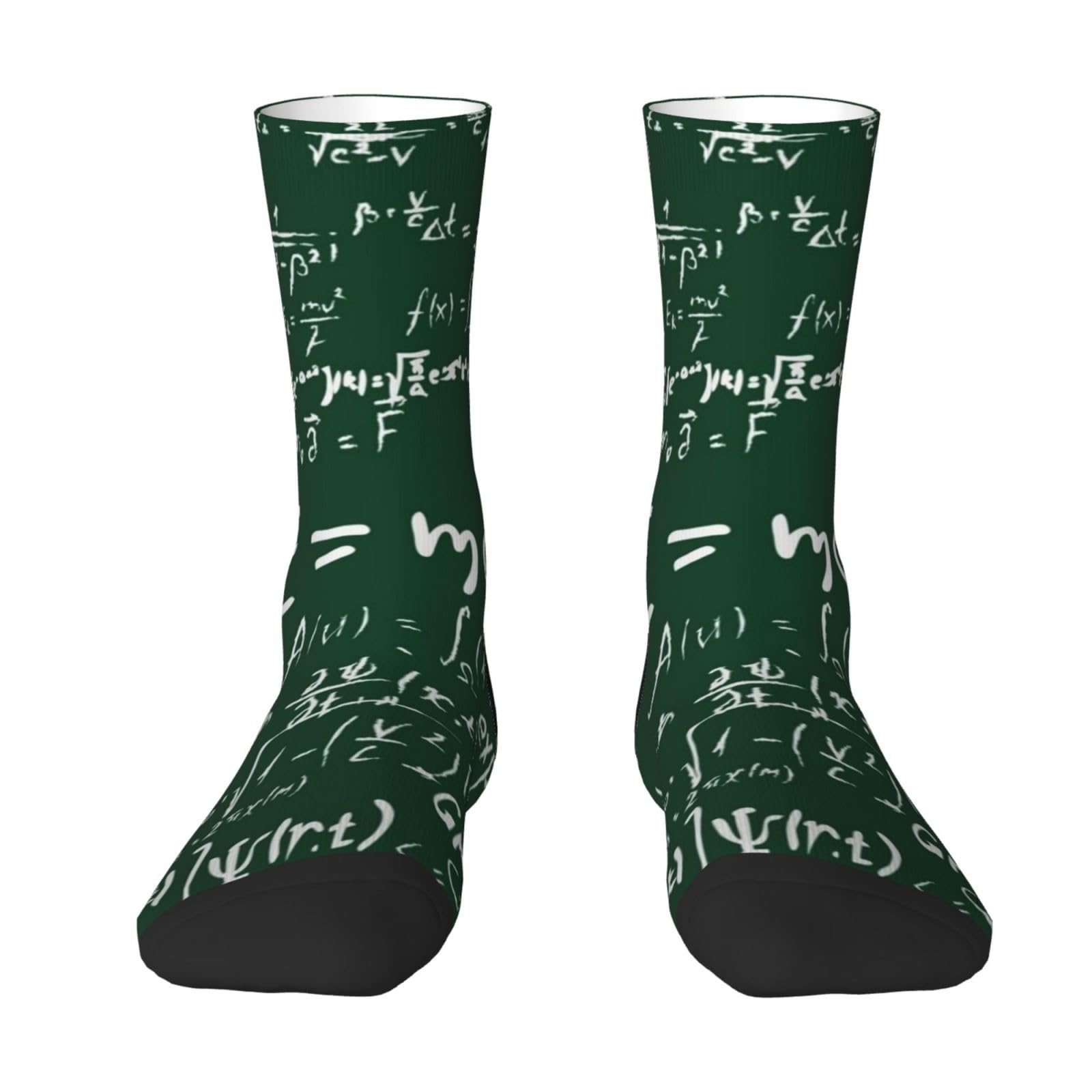 Fwjzdsp Unisex Physics Equations Socks Noveltys Athletic Calf Socks For Adult Men Women