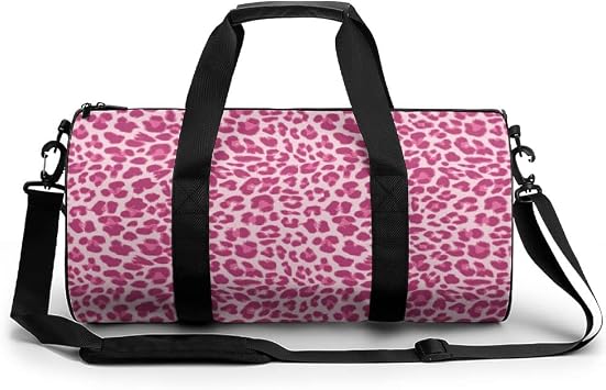 Amazon.com: Bolsas de viaje de leopardo rosa, impermeables, bolsas de  gimnasio grandes, bolsa de lona para hombres y mujeres, bolsa de noche,  Rosado, Correa de hombro desmontable : Ropa, Zapatos y Joyería