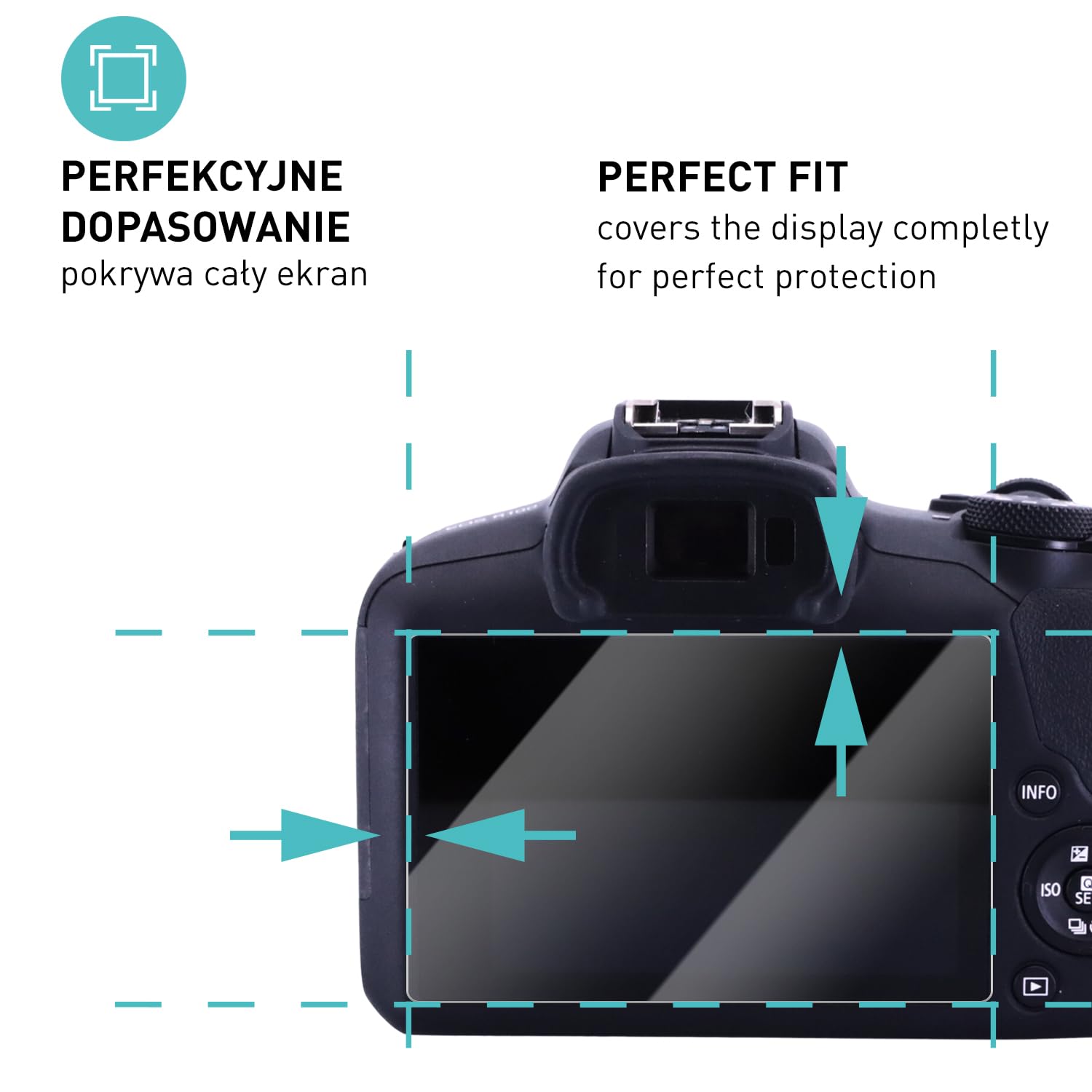 smartect Szkło Hartowane 3 Sztuki dla Canon EOS R100 | Szklana Ochrona Ekranu HD Anti-Zarysowania, 0.3 mm Ultra-przezroczyste, Twardość 9H, Odporne na Uderzenia, Bez Pęcherzyków