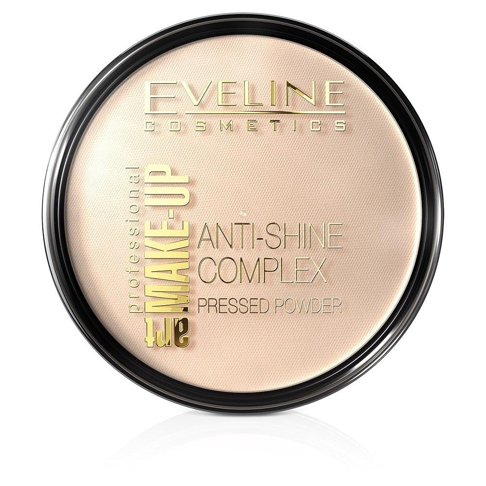 Eveline Cosmetics Art Professional Make-up ART PROFESSIONAL Silk Infused Mineral Matte Pressed Powder, Anti-Shine Complex, 32 Natural