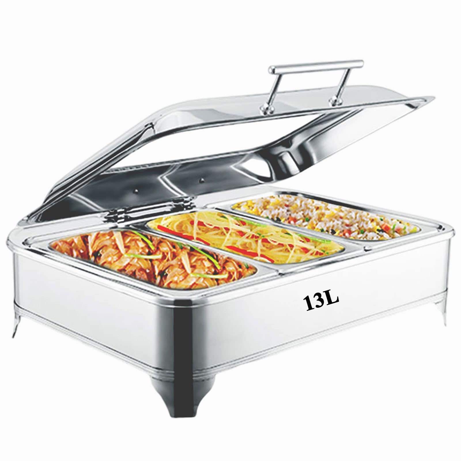 Buy Food Warmer Buffet Server 13L, Commercial Food Warmers Chafing