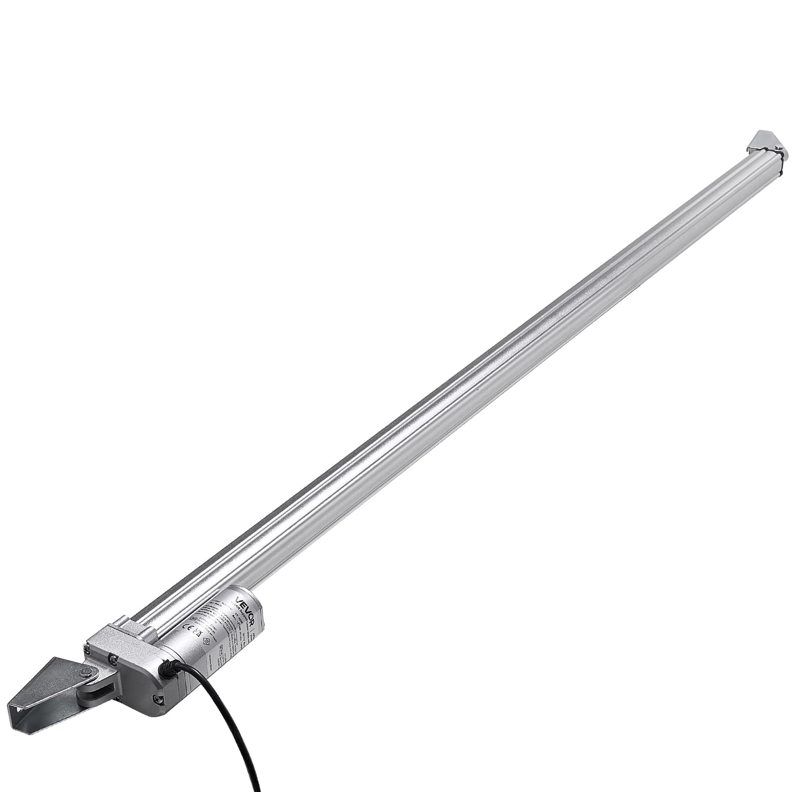 VEVOR Siłownik liniowy 12 V, wodoodporny siłownik liniowy IP65 z skokiem 1016 mm, 3000 N siłownik ruchu z wspornikami montażowymi do trackerów słonecznych, maszyn przemysłowych