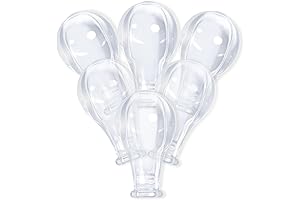 LittleForBig Adult Extra Large Size 8 Transparent Pacifier Nipples