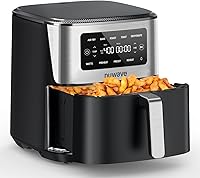 Vista 1 de Nuwave Brio Plus - Freidora de aire 6 en 1, gran capacidad de 7 cuartos de galón, control preciso de temperatura de 50 °F a 400 °F, antiadherente