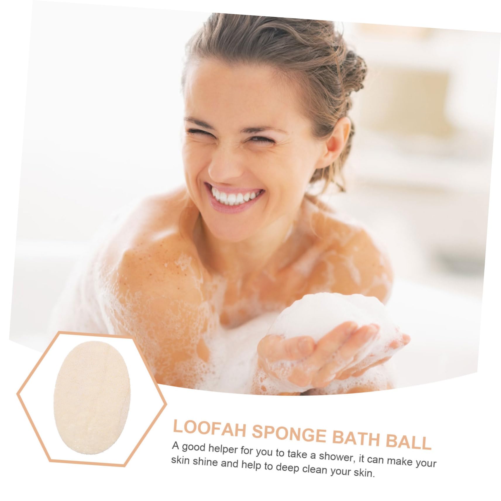 TOPBATHY 18pezzi Spugna Esfoliante Naturale Per Doccia Di Teli Scrub Per Bagno Accessori Per Pulizia Corpo Per Rimuovere Cellule Morte e Attivare La