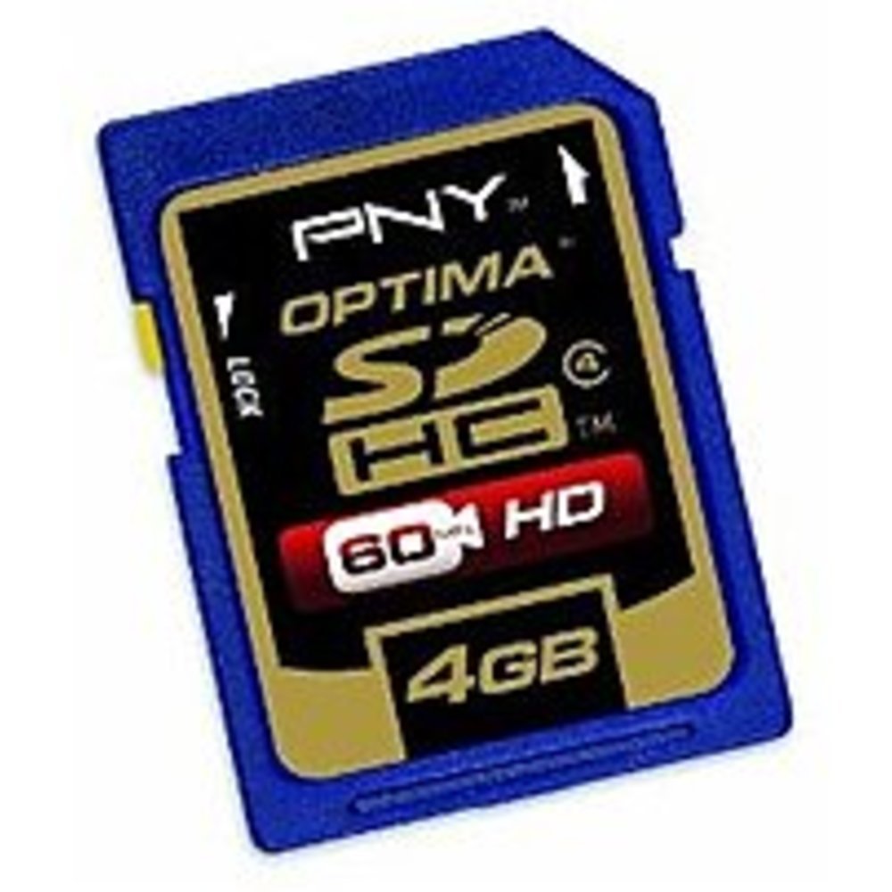Amazon.com: PNY Optima 4GB SDHC Class 4 Flash Memory Card P