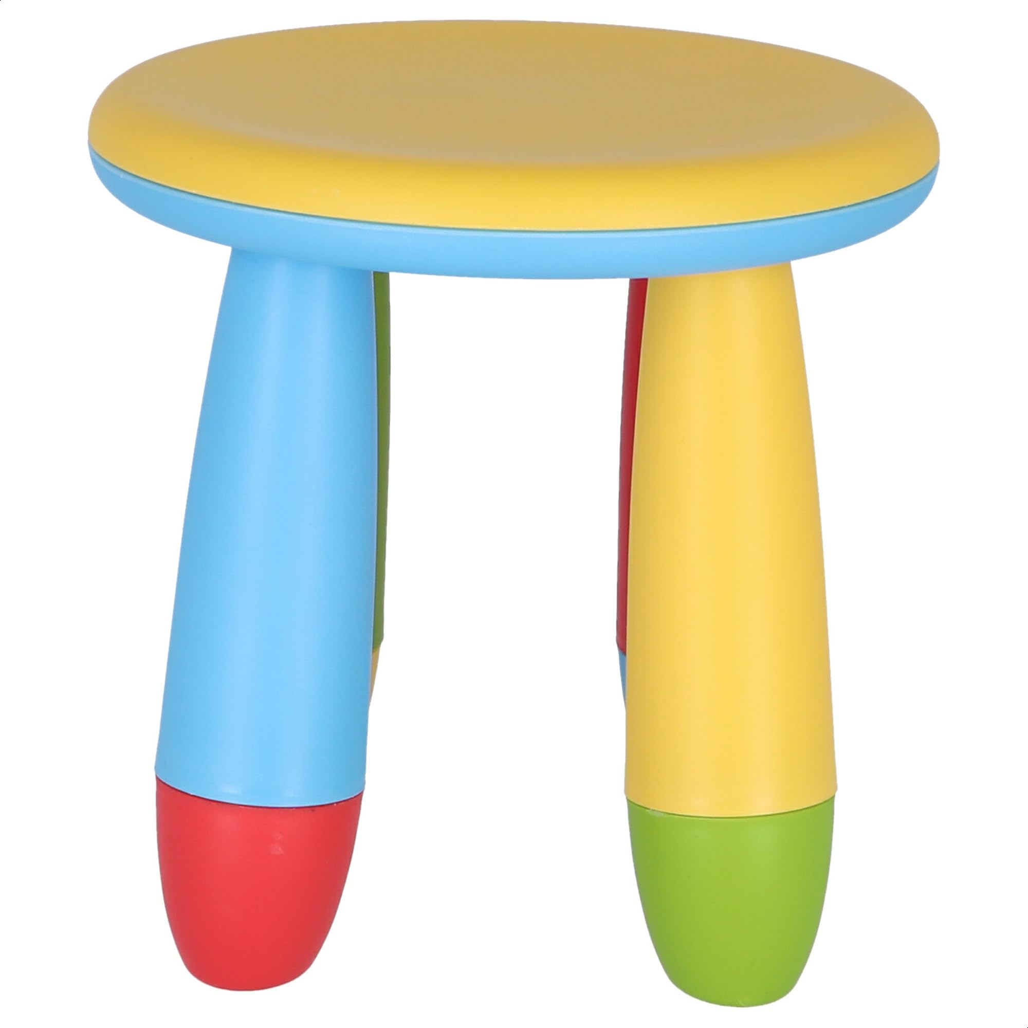Mueblear 90055 - Sgabello per bambini, in plastica, 20 x 15 x 26 cm giallo