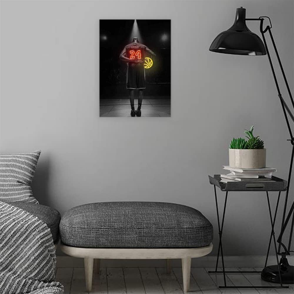 VERRE ART Wood Framed Canvas - Wall Decor for Living Room, Bedroom, Office, Hotels, Drawing Room (10in X 14in) - Kb Bryant - Mamba Out