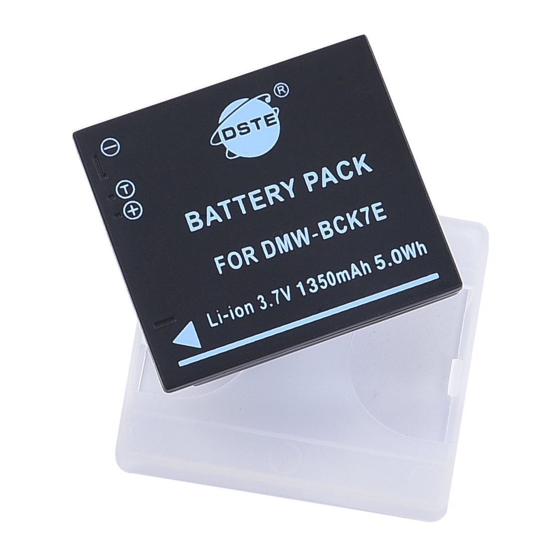 DSTE 2-Pacco Ricambio Batteria per Panasonic DMW-BCK7 DMC-FH2 DMC-FH4 DMC-FH5 DMC-FH6 DMC-FH7 DMC-FH8 DMC-FH25 DMC-FH27 DMC-FP5 DMC-FP7 DMC-FS16 DMC-FS18 DMC-FS22 DMC-FS28 DMC-FS35 DMC-FS37 DMC-FS40 DMC-TS30