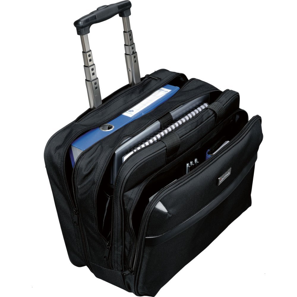 Business Laptop Trolley Xray Aktentasche, Schwarz