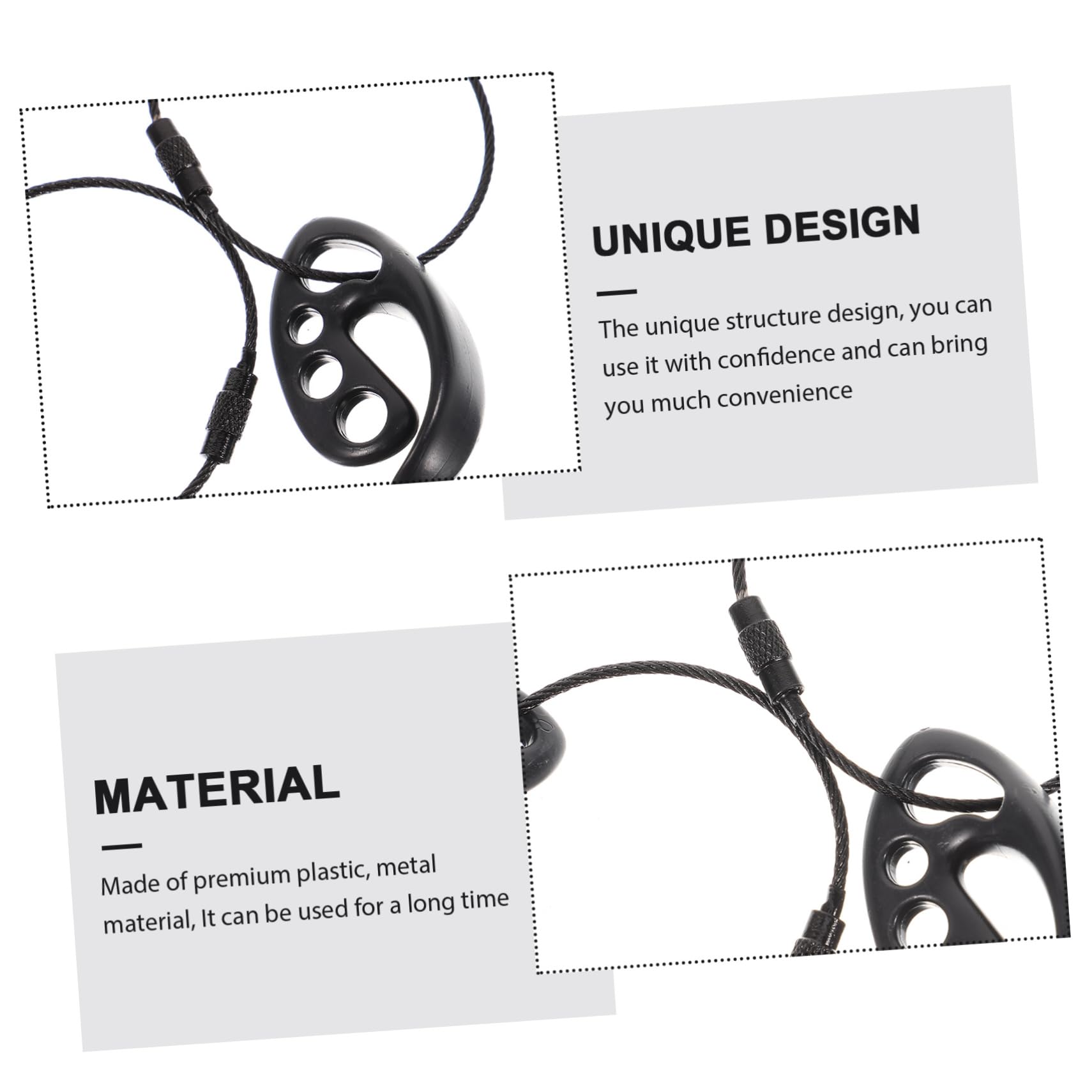 KITANDOVE Clip Porta Disco Volante - Set 2 Pezzi Per Trasporto Facile - Foto 12