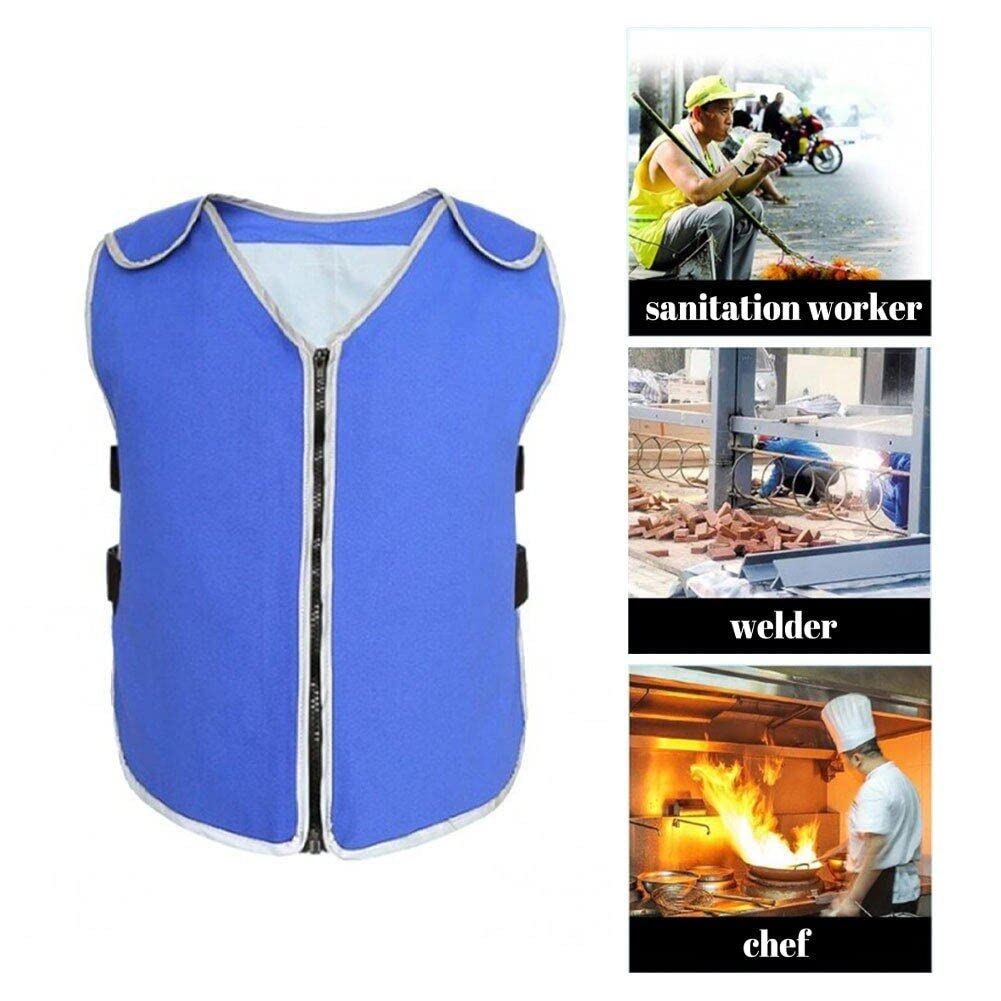 Chaleco De Enfriamiento para Hombres Y Mujeres Clima, Chaleco Reflectante De Hielo Ropa De Enfriamiento para Clima Cálido, Fresco para Trabajar En Calor
