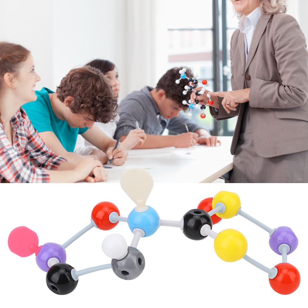 Kit de modèles moléculaires pour chimie organique et inorganique, type boule et bâton, ensemble de 206 pièces avec atomes et liaisons pour étudiants et enseignants