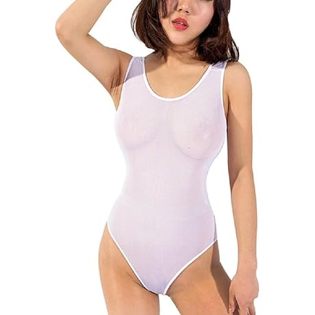 Women's One Piece Mesh Bodysuit