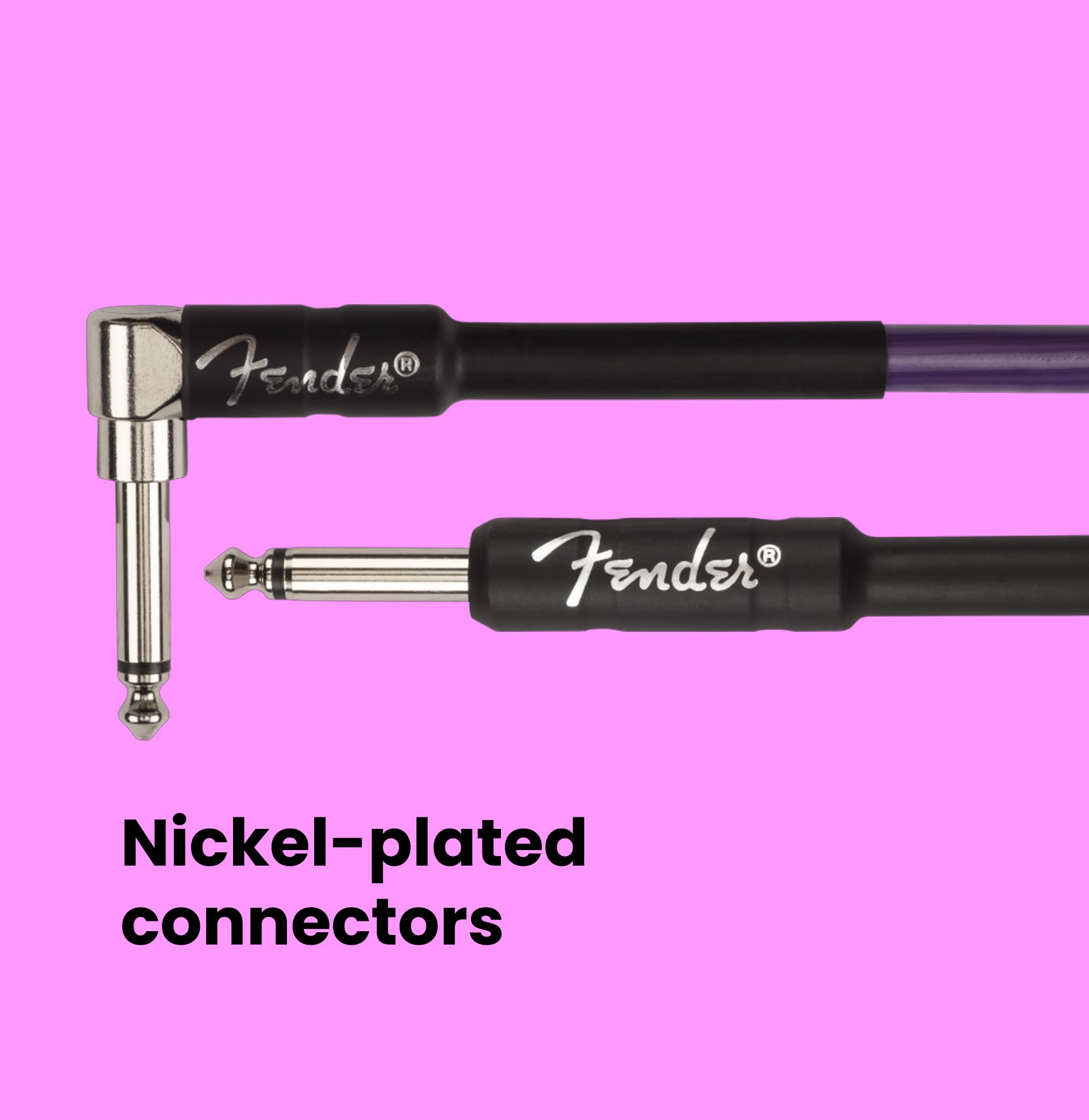 Fender J Mascis Coil Cable 30 Feet Purple Instrument Cable, 9,1 m