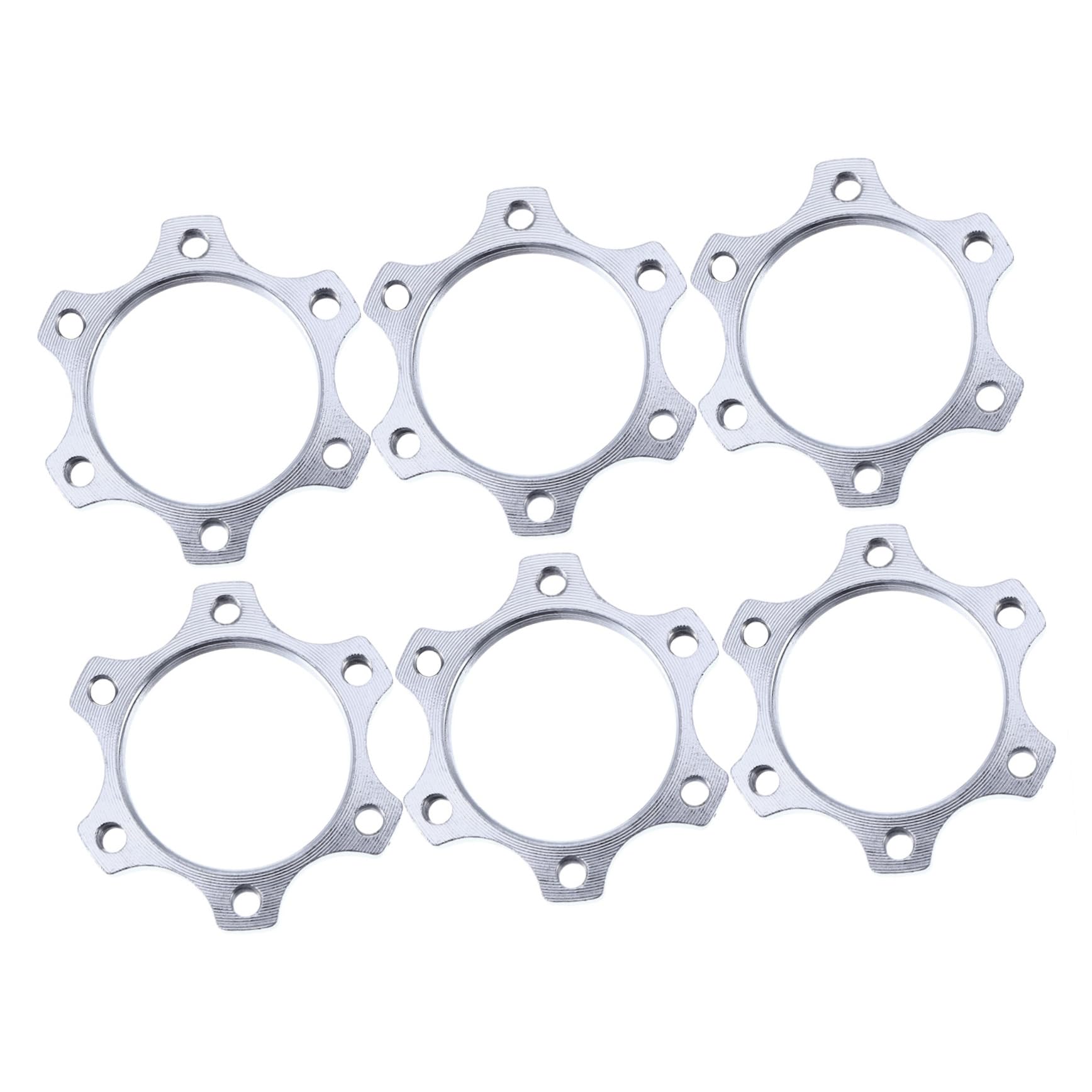 OSOLADY 6Pcs Adapter Conversion for Disc Brakes Flange for Mountain and Road Bikes and Disc Brake Hardware Enhance Your Cycling Experience