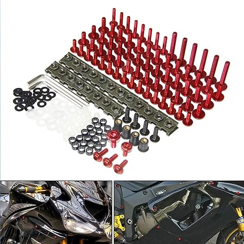 Miniatura 8 de WYNMOTO Kit de tornillos de fijación para motocicleta Kit de tornillos de carenado Kits de pernos para Honda CBR600RR F5 2003 04 05 06 07 2008 cbr