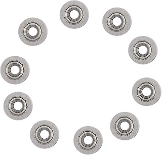 10 Pçs 4x13x7mm U624ZZ Rolamento Ranhurado U Rolamento Ranhurado De Esferas Guia Polia Para Sistema De Movimento Linear De Trilhos