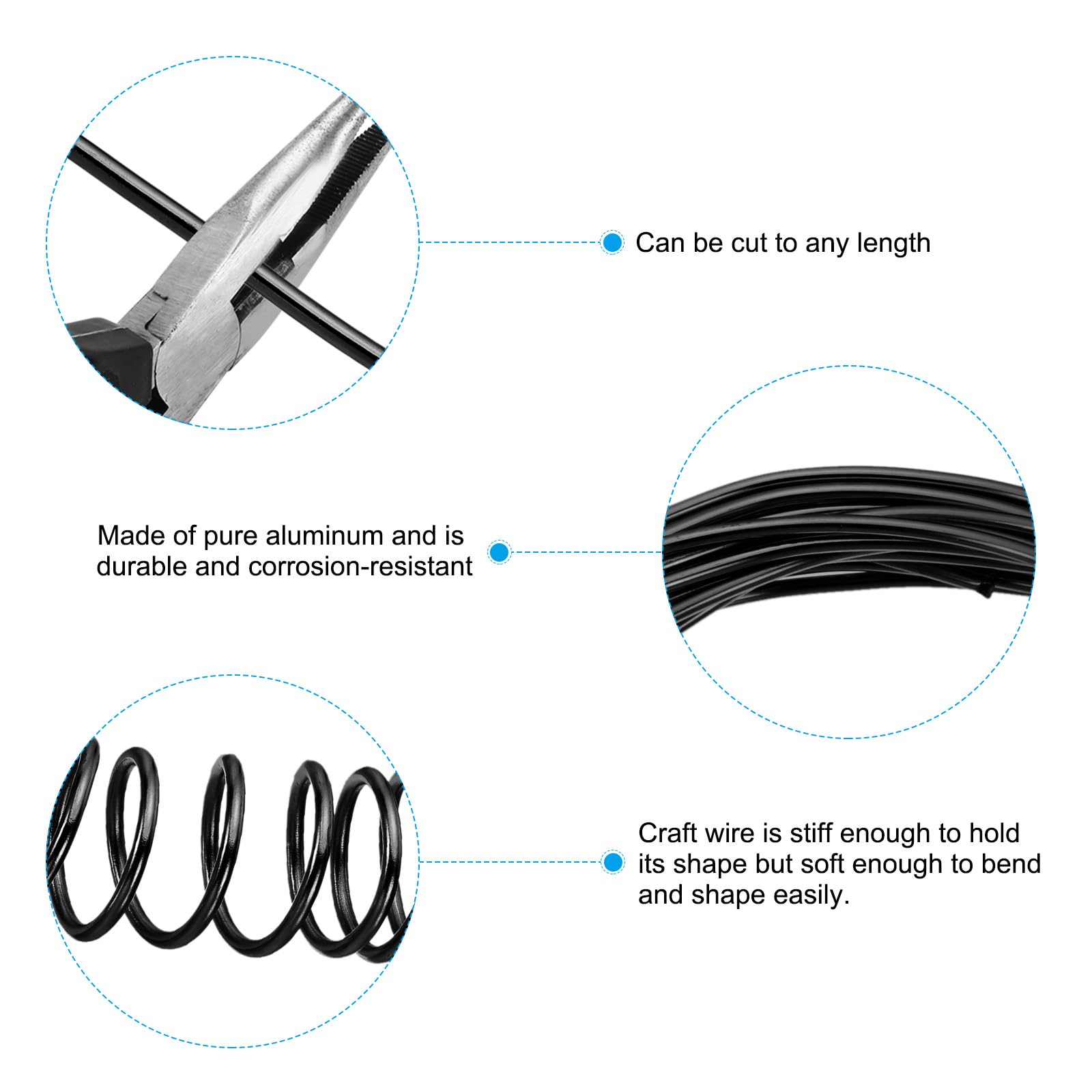 PATIKIL 16.4ft Aluminum Wire - Image 3
