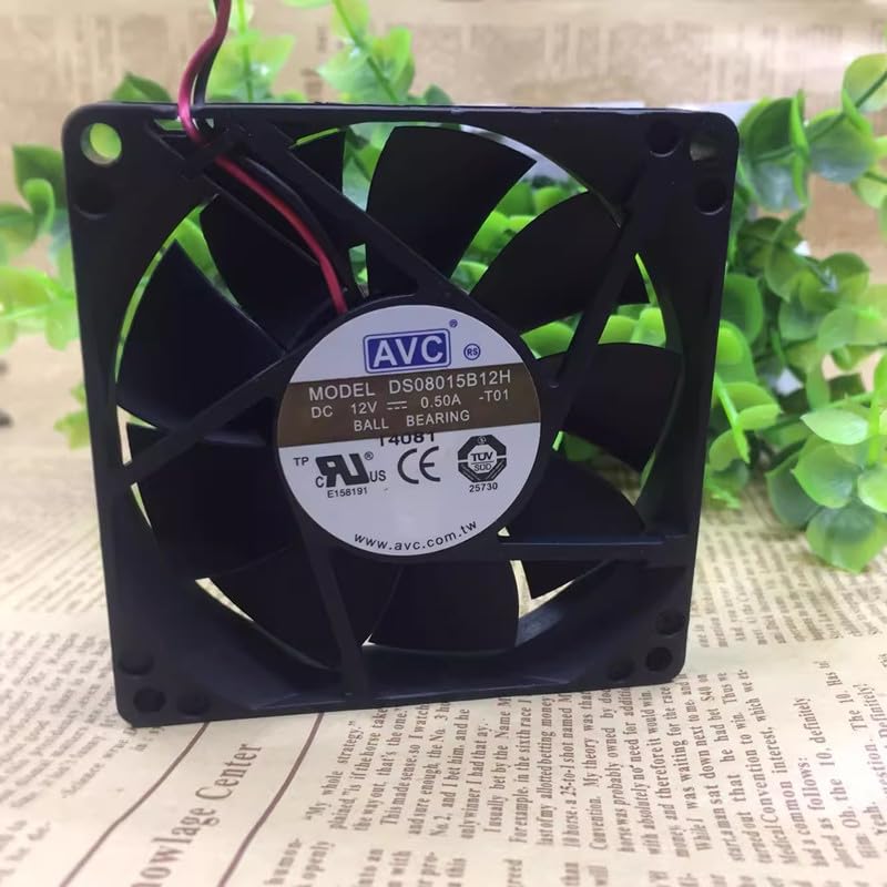 PARREN 8015 8cm Fan 4-Wire Double Ball PWM Speed Regulation 12V 0.50A DS08015B12H
