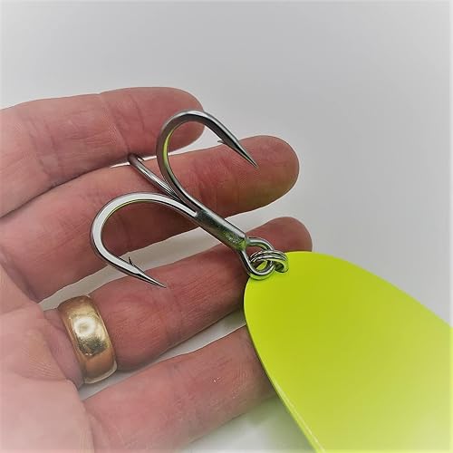 Miniatura 7 de St. Pete - Cucharas de 8 y 9 pulgadas, resistentes para agua salada para lubina, lucioperca, salmón y otros peces de caza