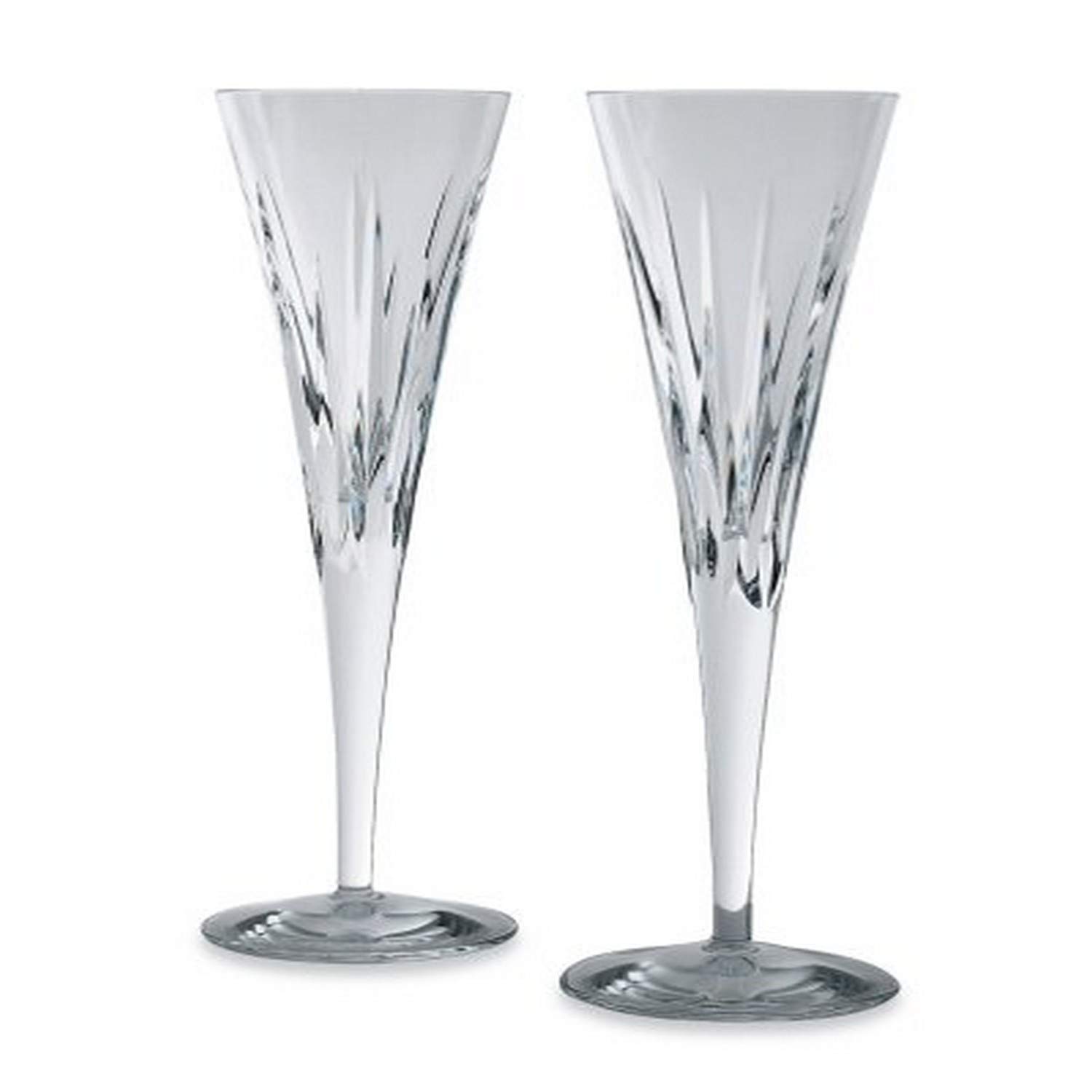Reed & BartonSoho Crystal Flutes, Pair