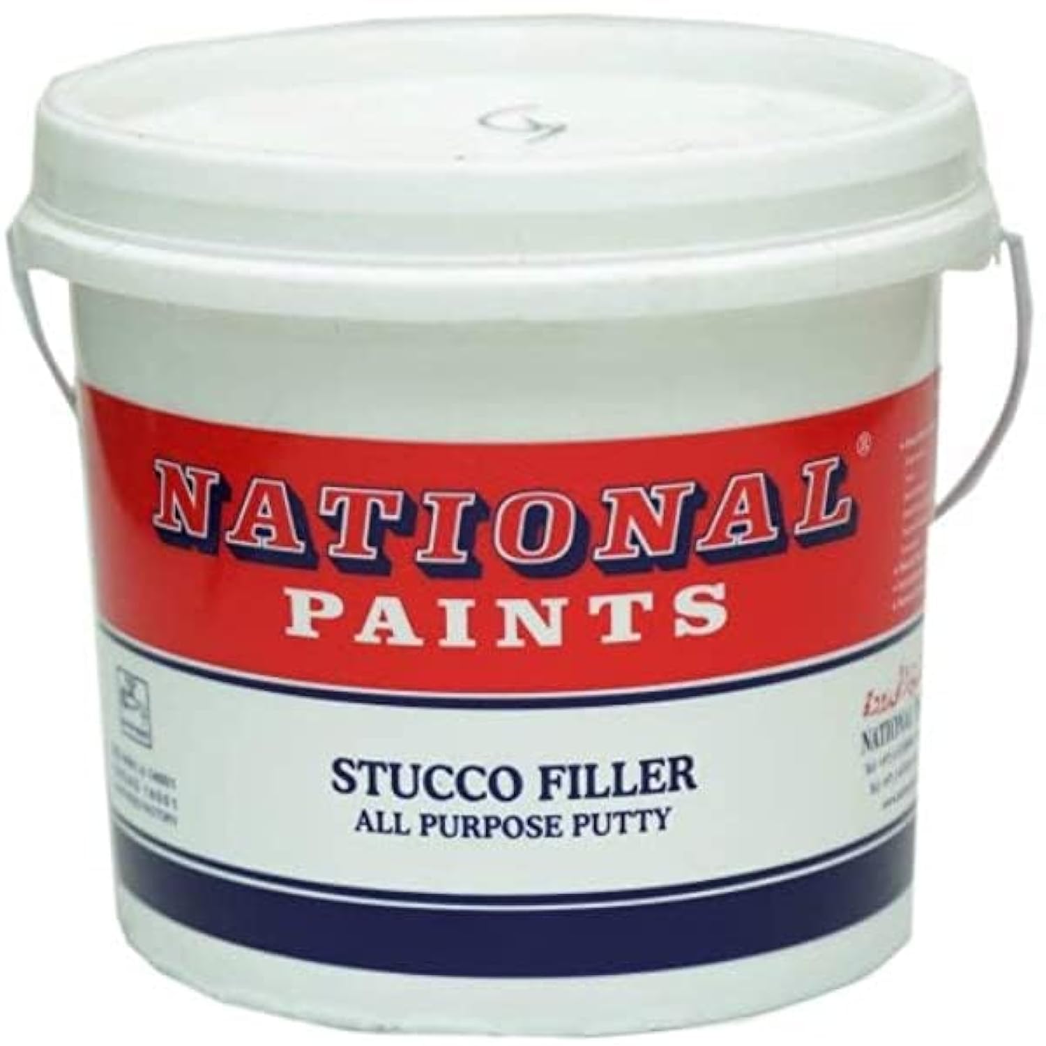 National Paint Stucco Filler All Purpose Putty Galon - 3.6 Ltr