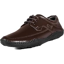 LOUIS STITCH Genuine Leather Formal Shoes for Men | Ultra Lightweight and Flexible Rubber Sole Men s Formal Derby Shoes | Formal Lace Up Derby Shoes for Men | LSAXPL |
